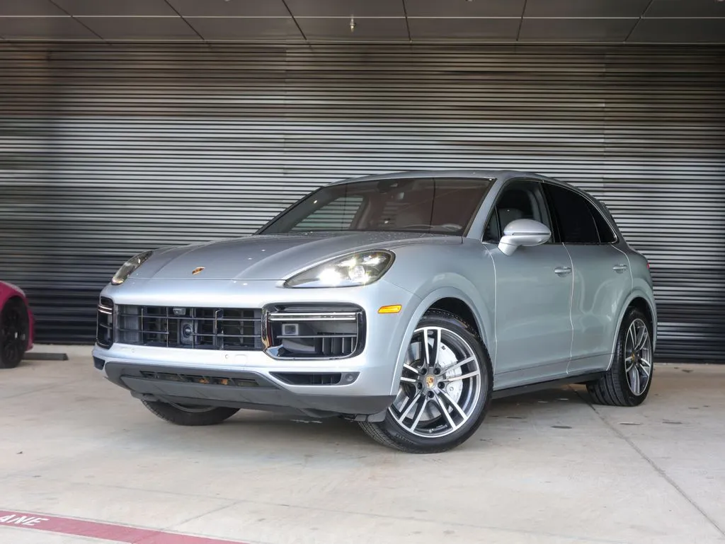 Silver 2022 Porsche Cayenne Turbo for sale in Austin, TX