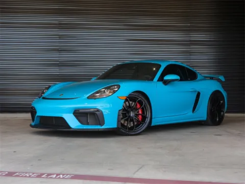 Blue 2020 Porsche 718 Cayman GT4 for sale in Austin, TX