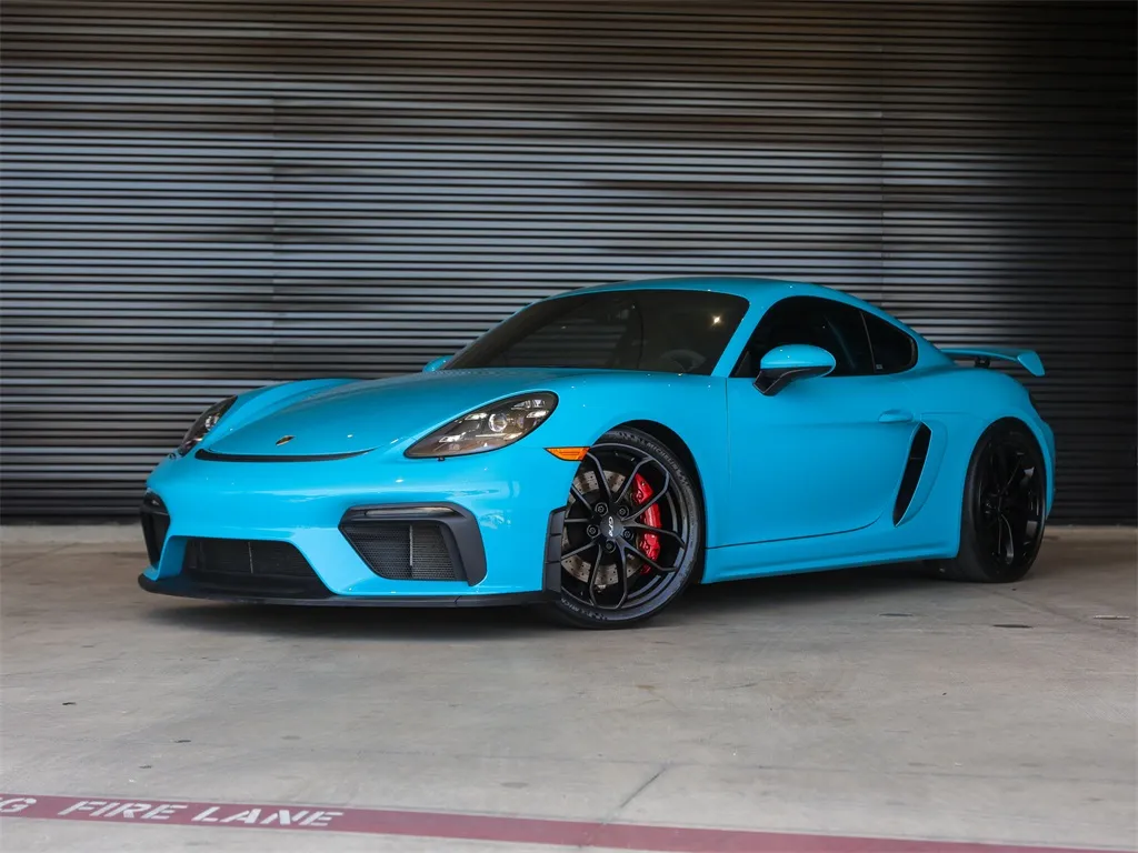 Blue 2020 Porsche 718 Cayman GT4 for sale in Austin, TX