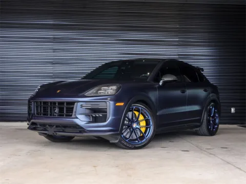 Blue 2024 Porsche Cayenne Coupe Turbo GT for sale in Austin, TX