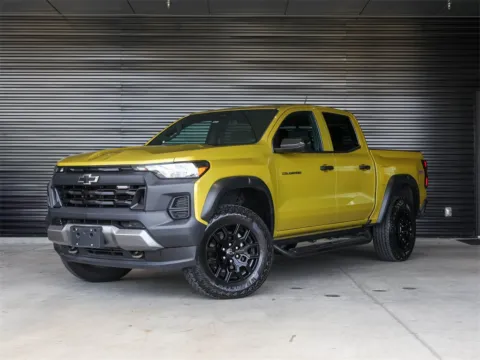 Yellow 2023 Chevrolet Colorado Trail Boss for sale in Austin, TX