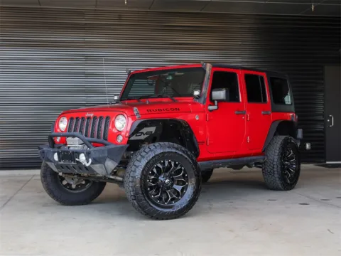 Red 2016 Jeep Wrangler Unlimited Rubicon for sale in Austin, TX