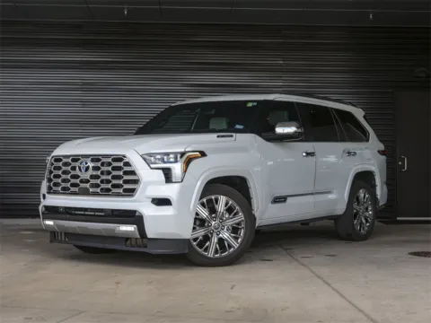 White 2024 Toyota Sequoia Capstone for sale in Austin, TX
