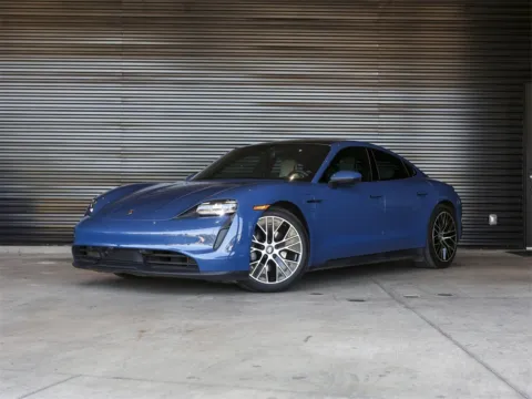 Blue 2022 Porsche Taycan for sale in Austin, TX