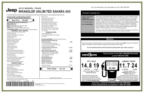 Black 2015 Jeep Wrangler Unlimited Sahara for sale in Boone, IA