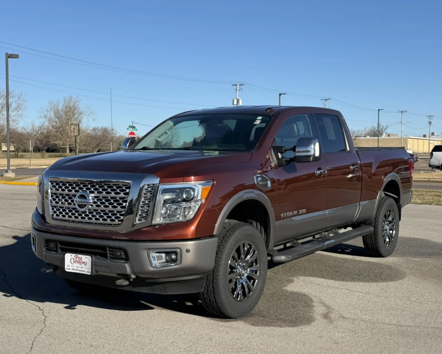 Orange 2016 Nissan Titan XD Platinum Reserve for sale in Boone, IA