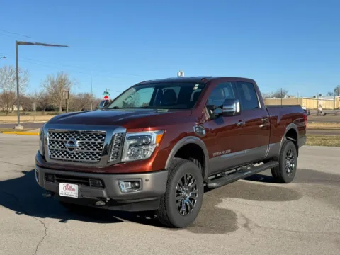 Orange 2016 Nissan Titan XD Platinum Reserve for sale in Boone, IA