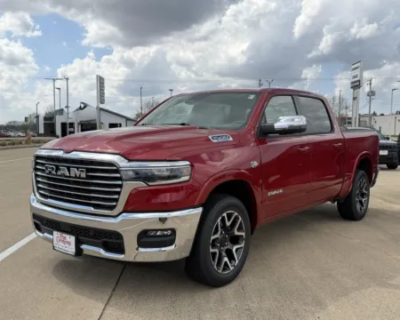 Red 2026 Ram 1500 Laramie for sale in Boone, IA