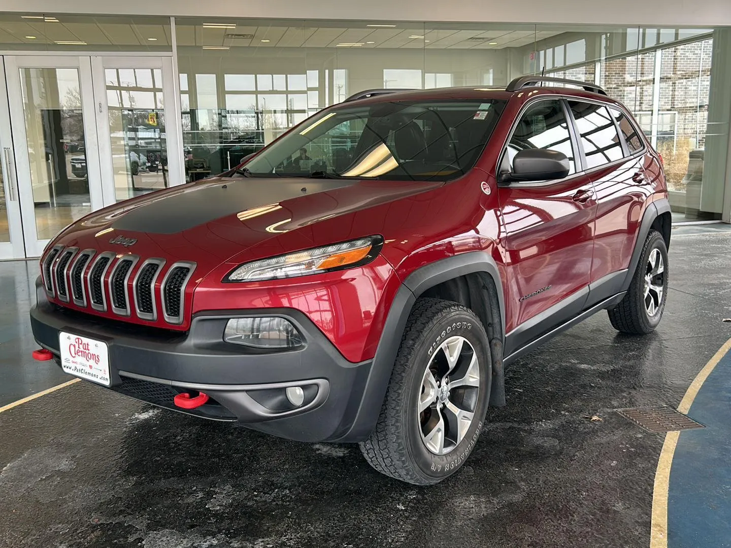 Red 2016 Jeep Cherokee Trailhawk for sale in Boone, IA