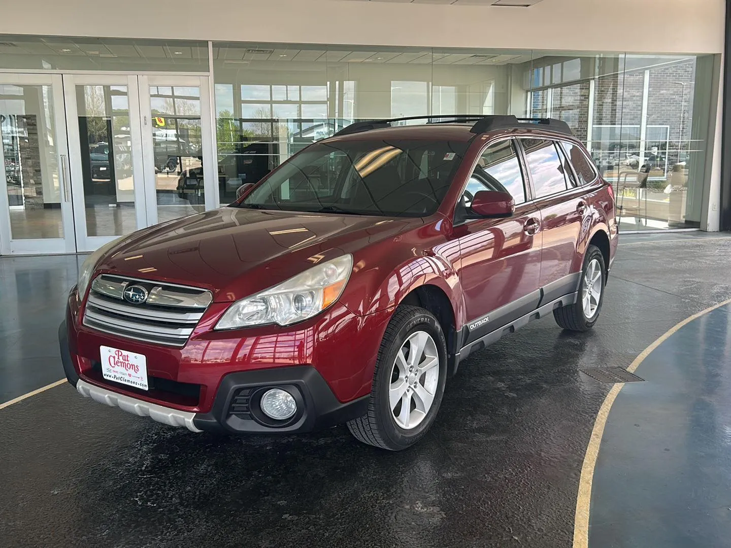 Red 2013 Subaru Outback 2.5i Premium for sale in Boone, IA