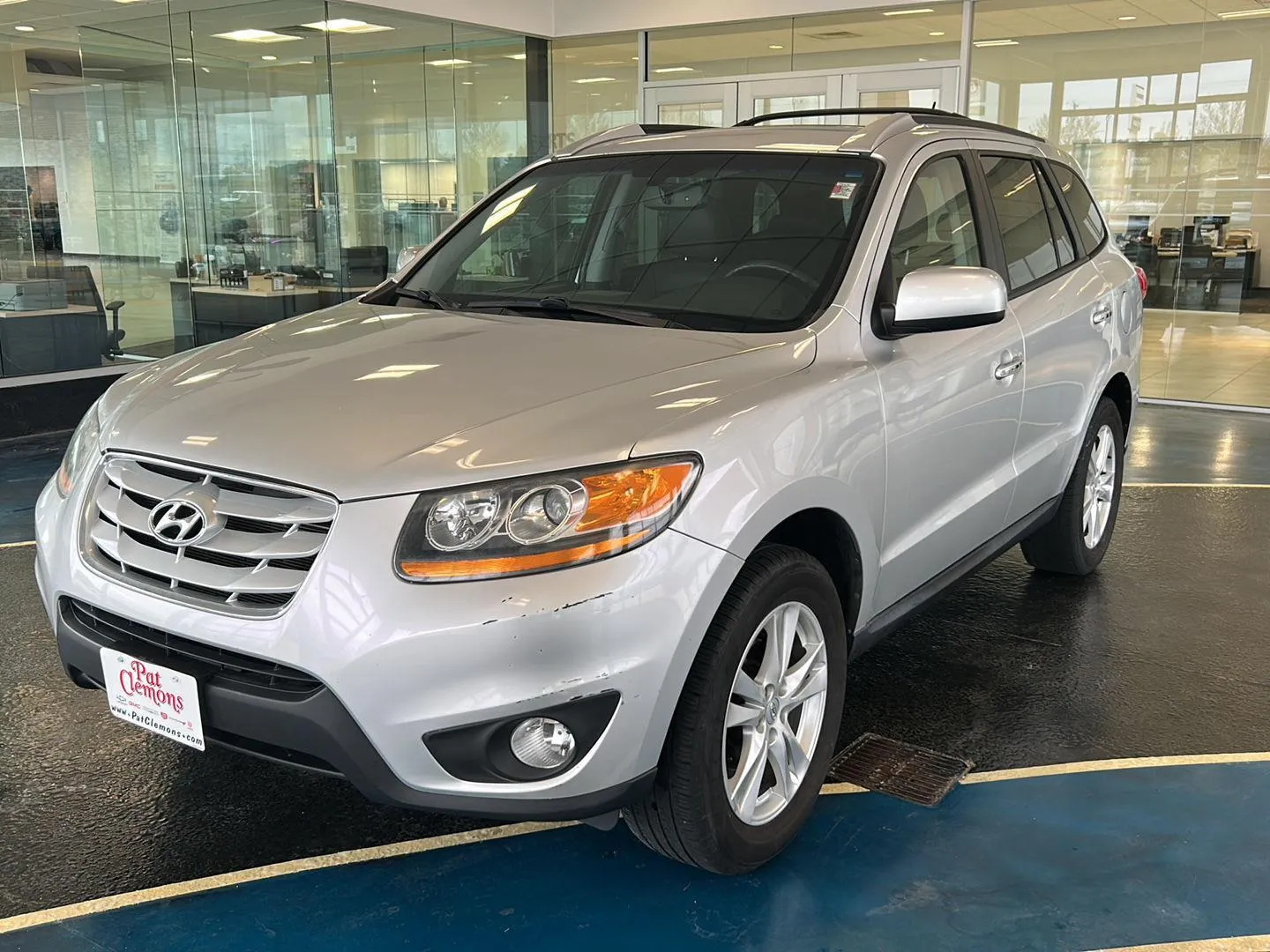 Silver 2011 Hyundai Santa Fe Limited for sale in Boone, IA