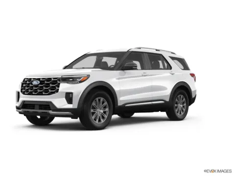 White 2025 Ford Explorer Platinum for sale in Boone, IA