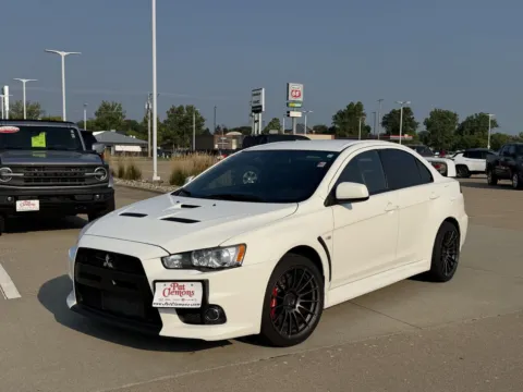 White 2014 Mitsubishi Lancer Evolution GSR for sale in Boone, IA