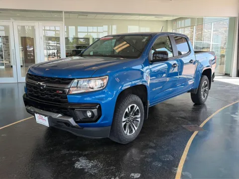 Blue 2021 Chevrolet Colorado 4WD Z71 for sale in Boone, IA