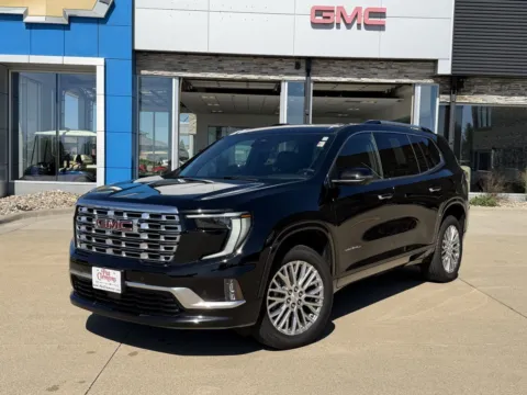 Black 2025 GMC Acadia AWD Denali for sale in Boone, IA