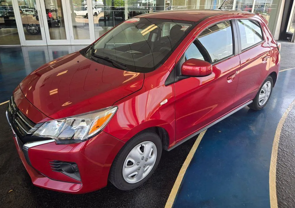 Red 2021 Mitsubishi Mirage ES for sale in Boone, IA