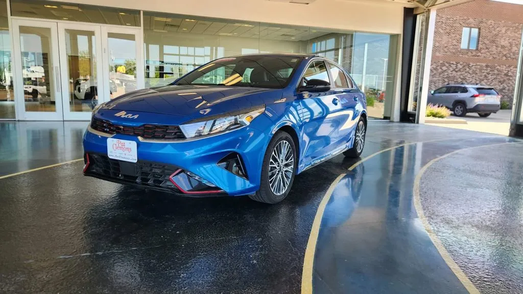 Blue 2023 Kia Forte GT-Line for sale in Boone, IA