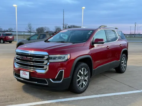 Red 2022 GMC Acadia SLE for sale in Boone, IA