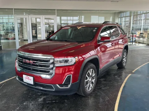 Red 2022 GMC Acadia SLE for sale in Boone, IA