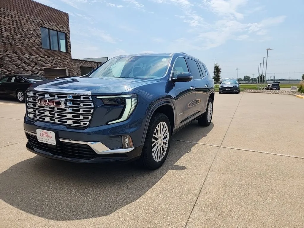 Blue 2026 GMC Acadia AWD Denali for sale in Boone, IA