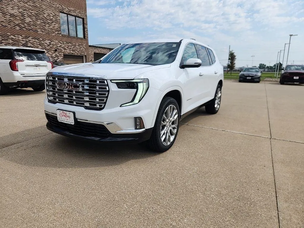 White 2026 GMC Acadia AWD Denali for sale in Boone, IA