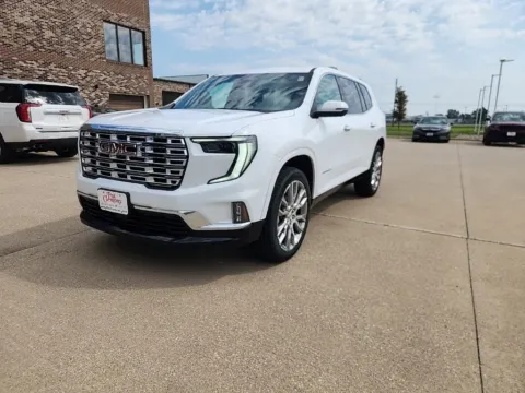 White 2026 GMC Acadia AWD Denali for sale in Boone, IA