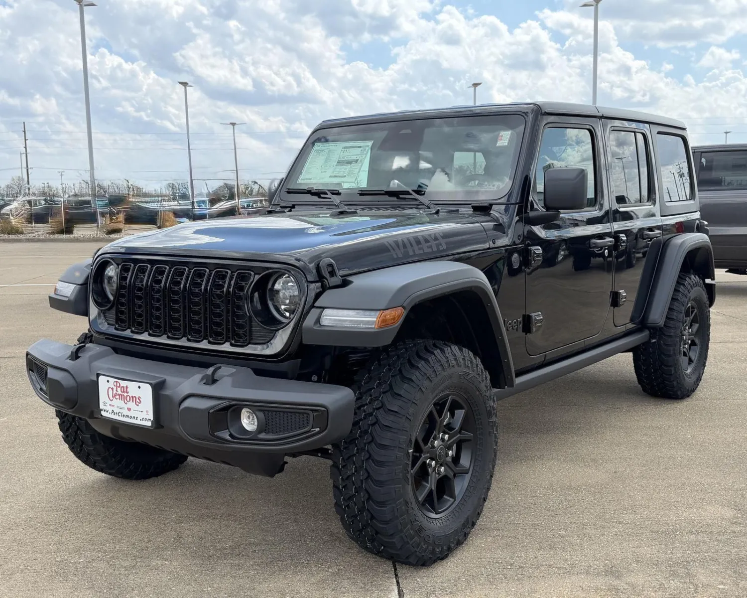 Black 2026 Jeep Wrangler Willys for sale in Boone, IA
