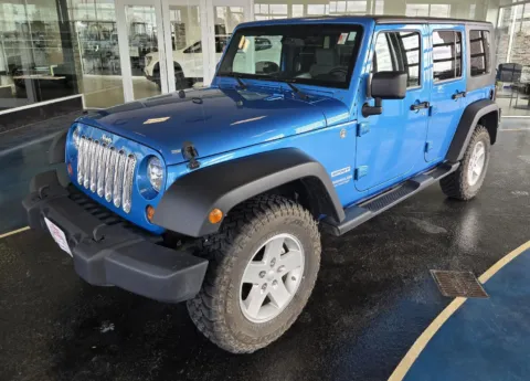 Blue 2010 Jeep Wrangler Unlimited Sport for sale in Boone, IA