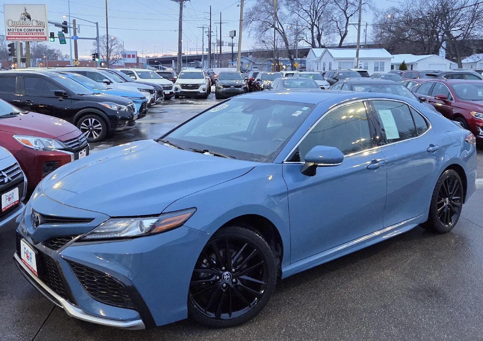 Blue 2024 Toyota Camry XSE for sale in Des Moines, IA