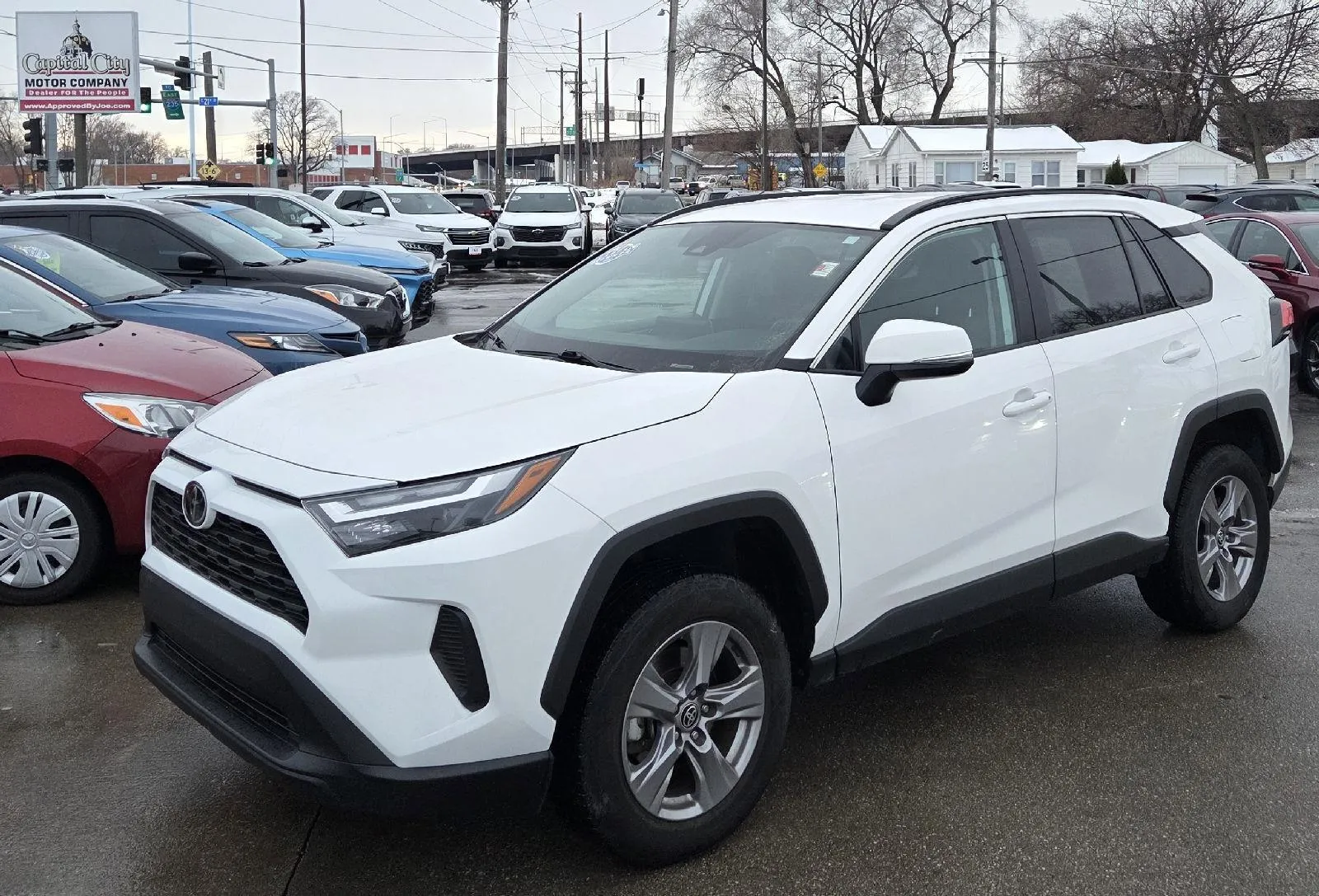 White 2024 Toyota RAV4 XLE for sale in Des Moines, IA