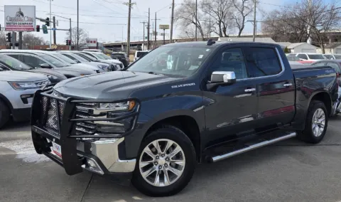 Gray 2019 Chevrolet Silverado 1500 LTZ for sale in Des Moines, IA