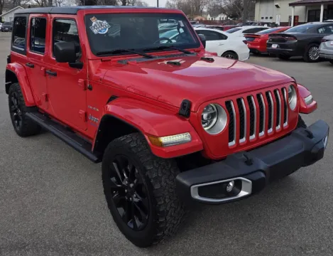 Photos of 2021 Jeep Wrangler 4xe Unlimited Sahara for sale in Des Moines, IA at Capital City Motor Company