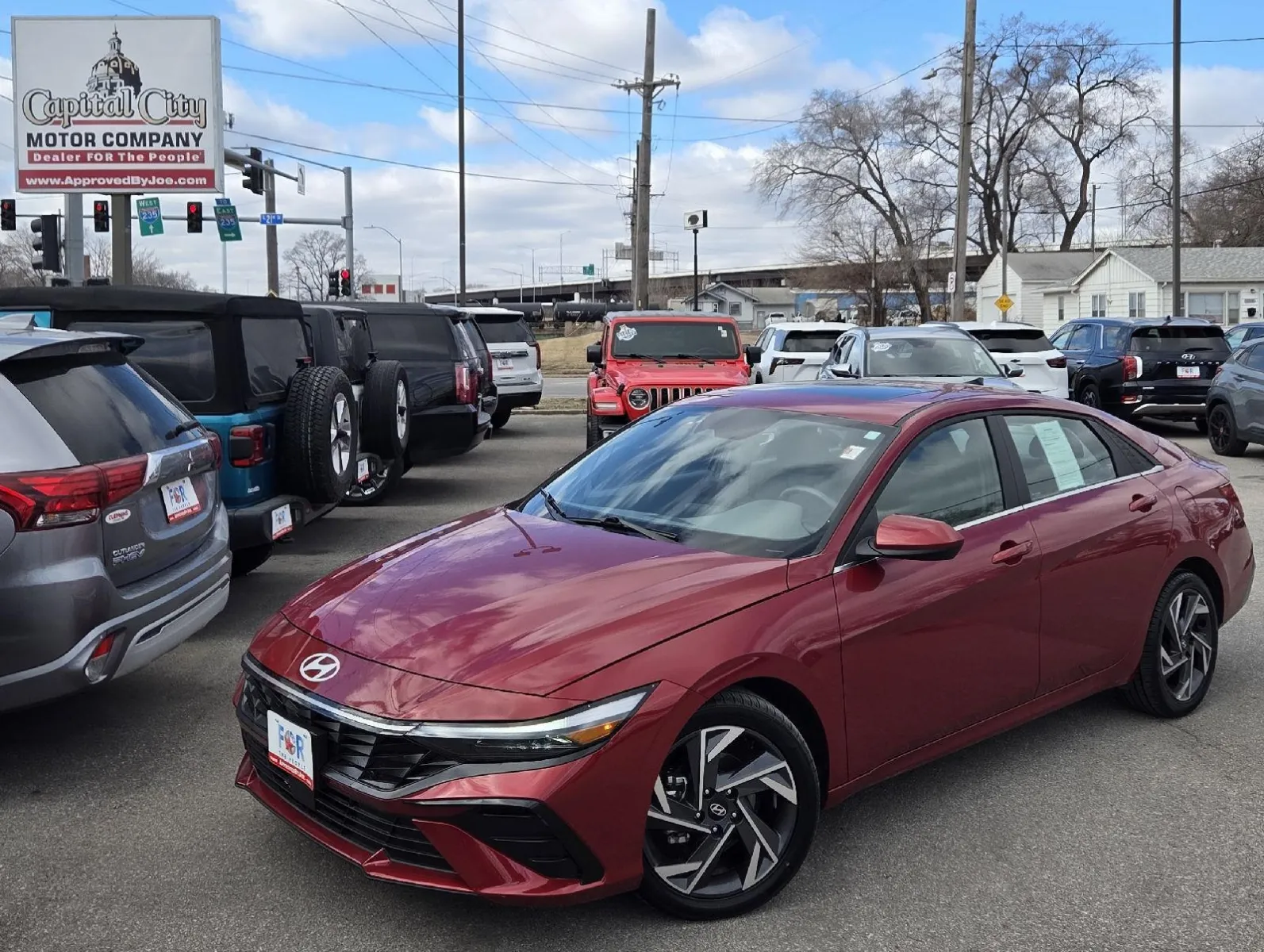 Red 2025 Hyundai Elantra SEL Convenience for sale in Des Moines, IA