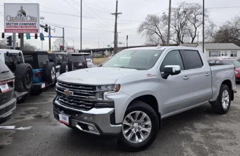 Silver 2021 Chevrolet Silverado 1500 LTZ for sale in Des Moines, IA