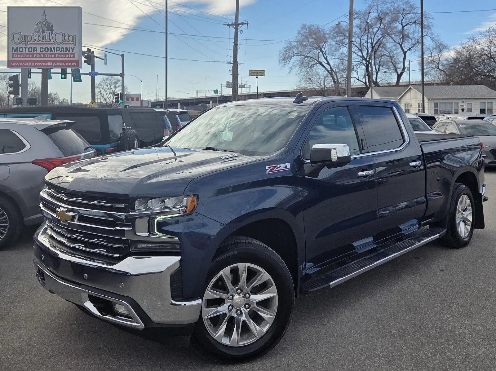 Blue 2021 Chevrolet Silverado 1500 LTZ for sale in Des Moines, IA