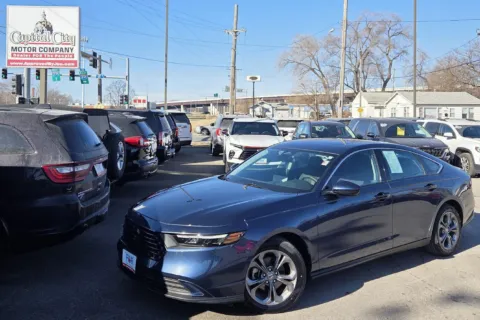Blue 2023 HONDA ACCORD EX for sale in Des Moines, IA