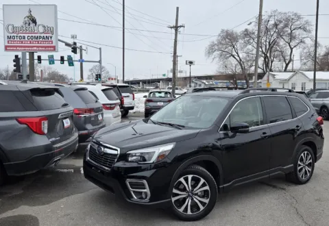 Black 2021 Subaru Forester Limited for sale in Des Moines, IA