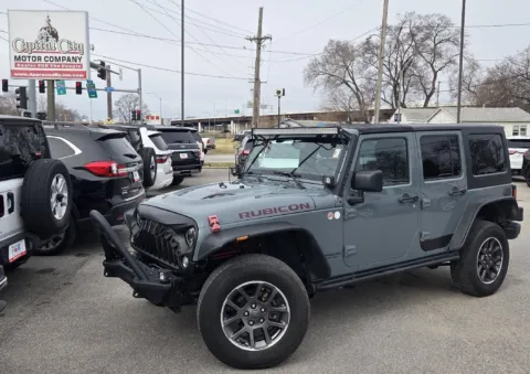 Silver 2014 Jeep Wrangler Unlimited Rubicon for sale in Des Moines, IA