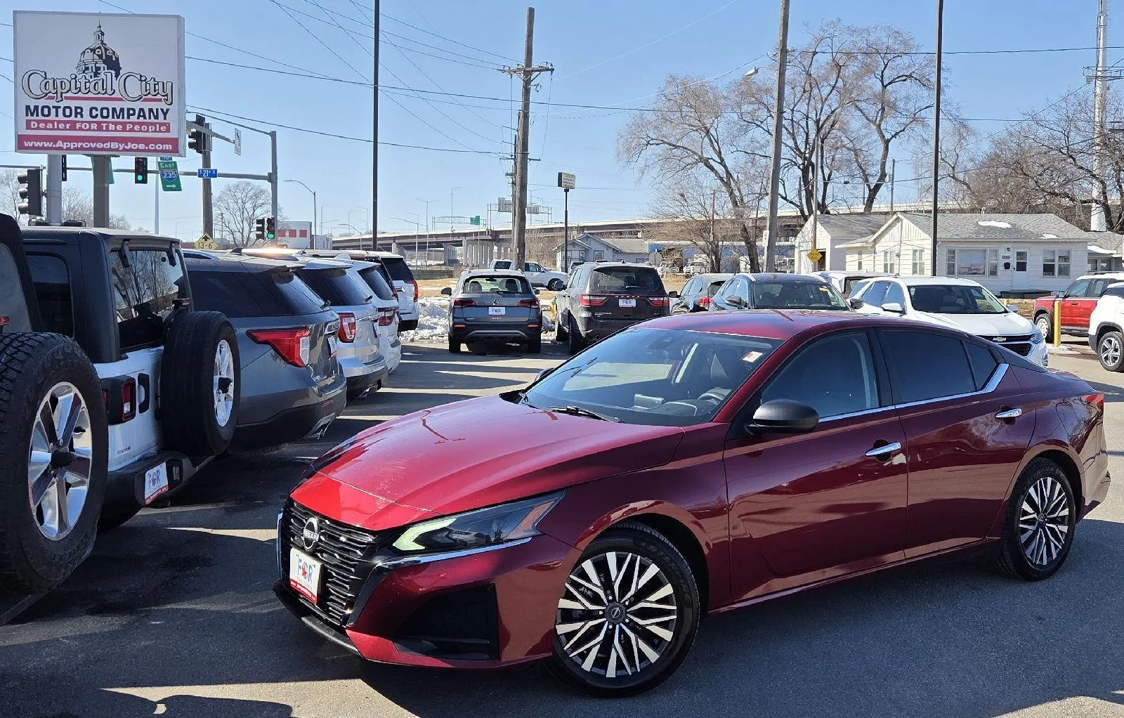 Red 2024 Nissan Altima 2.5 SV for sale in Des Moines, IA