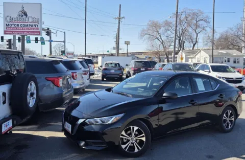 Black 2023 Nissan Sentra SV for sale in Des Moines, IA