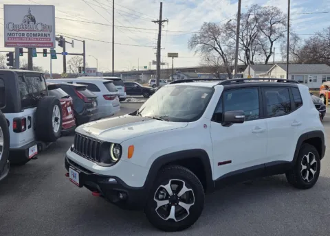 White 2019 JEEP RENEGADE TRAILH Trailhawk for sale in Des Moines, IA