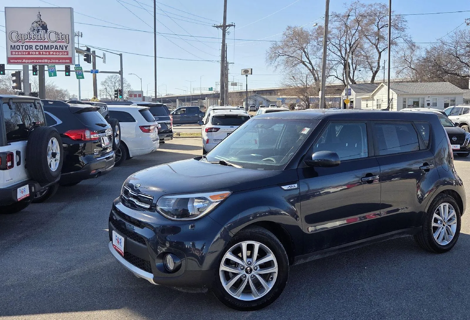 Blue 2017 Kia Soul + for sale in Des Moines, IA