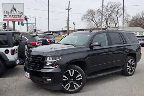 Black 2019 Chevrolet Tahoe Premier for sale in Des Moines, IA