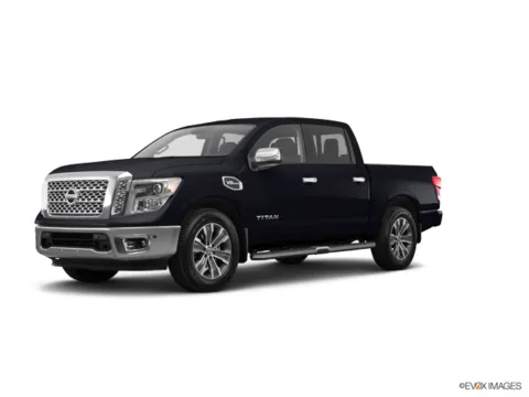 Black 2017 Nissan Titan Platinum Reserve for sale in Des Moines, IA
