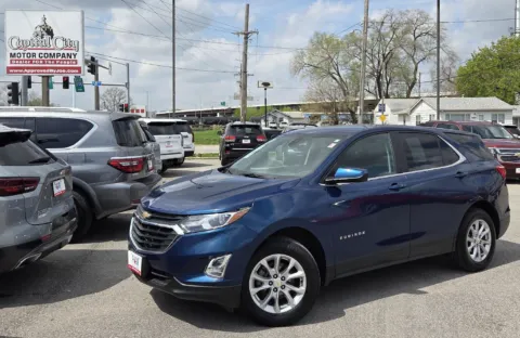 Blue 2021 Chevrolet Equinox LT for sale in Des Moines, IA