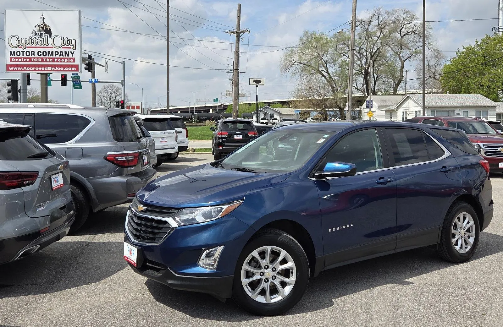 Blue 2021 Chevrolet Equinox LT for sale in Des Moines, IA