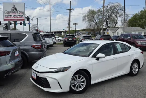 White 2025 Toyota Camry LE for sale in Des Moines, IA