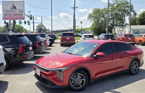 Red 2025 Kia K4 LXS for sale in Des Moines, IA