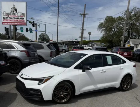 White 2024 Toyota Corolla Nightshade for sale in Des Moines, IA