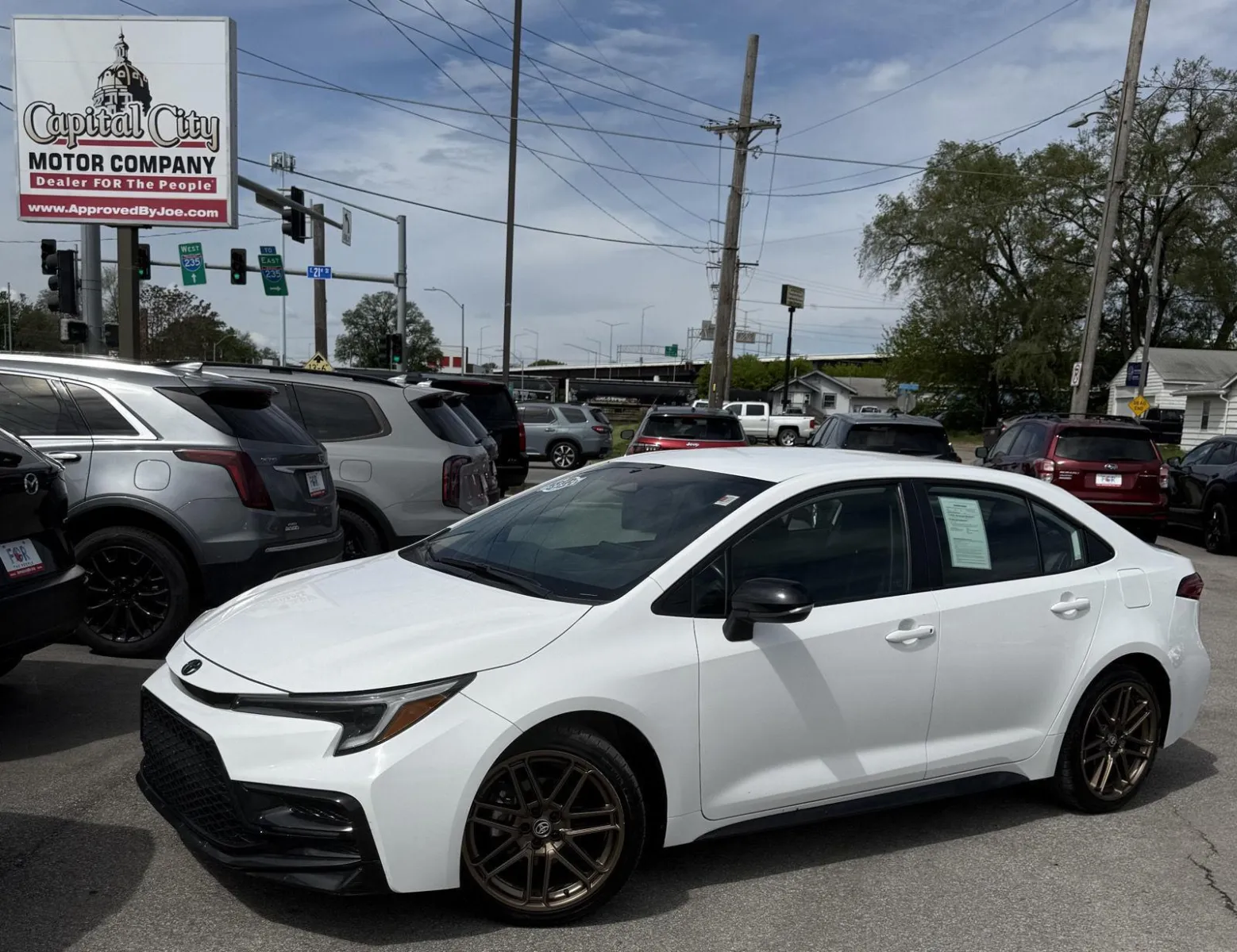 White 2024 Toyota Corolla Nightshade for sale in Des Moines, IA